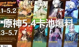 原神56卡池最新爆料,神秘角色登場，驚喜不斷！
